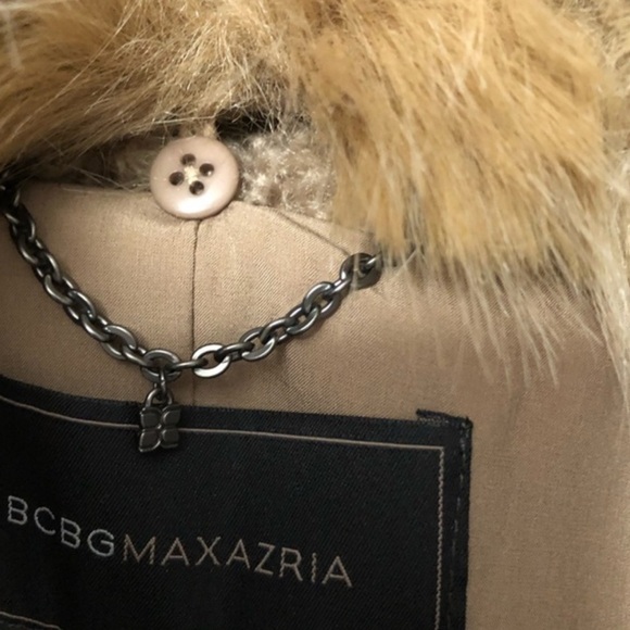 BCBGMAXAZRIA Fur Collared Teddy Jacket - Picture 4 of 4